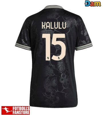 Juventus Pierre Kalulu #15 Tredje Tröja Dam 2025-26 Kortärmad